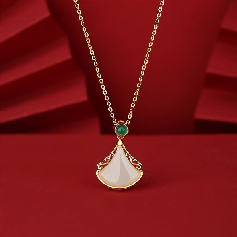 Dapaza  Natural Hetian Jade Necklace