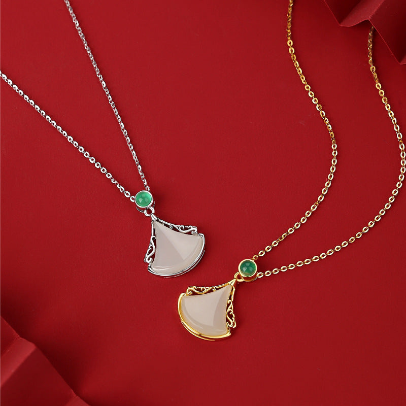 Dapaza  Natural Hetian Jade Necklace