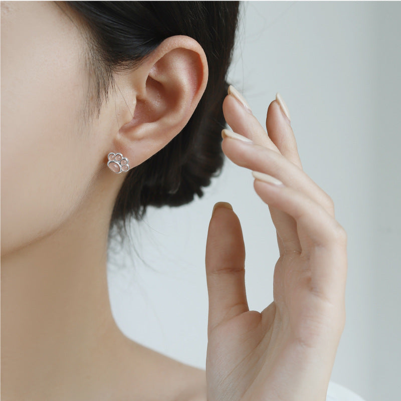 Dapaza Cat Claw Powder Crystal Necklace Female Pendant