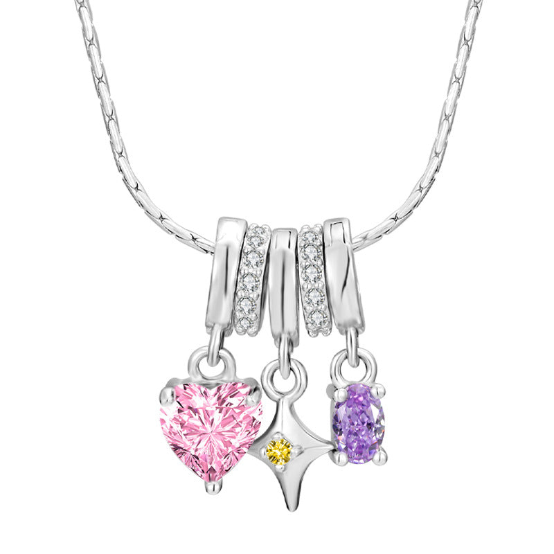 S925 Sterling Silver Dopamine Astral Love Necklace