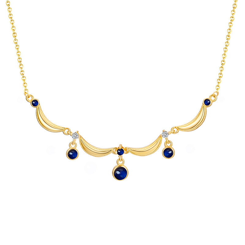 S925 Sterling Silver French Vintage Necklace