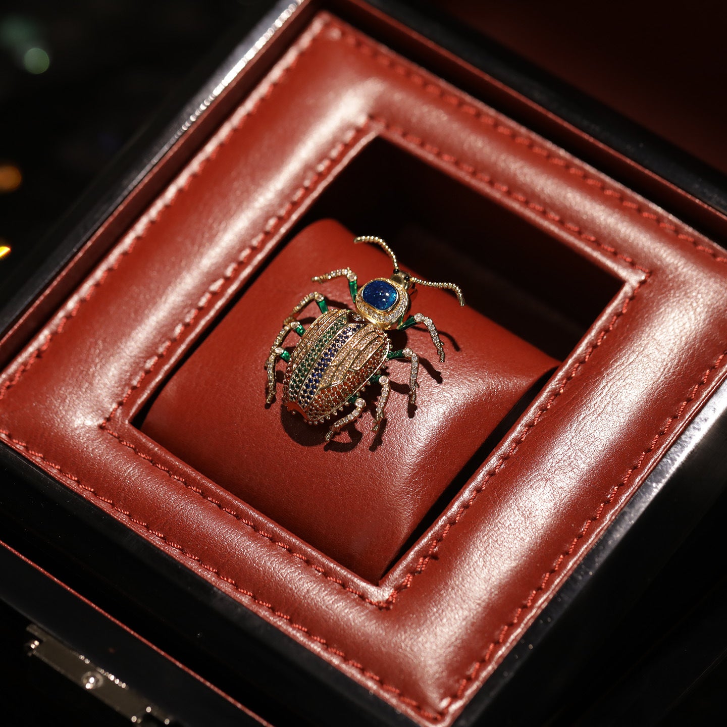 Siberian Direct Animal Corsage, Beetle Brooch, Foreign Trade Insect Pin