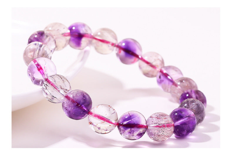 Buddha Life 7A Natural Ice Transparent Crystal Bracelet