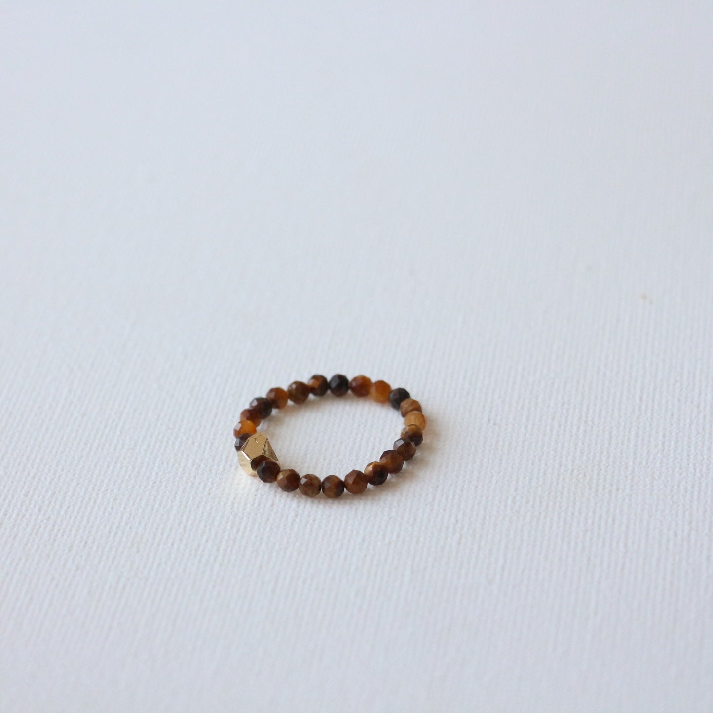 Maillard Vintage Necklace Tiger's Eye Beaded Bracelet Ring