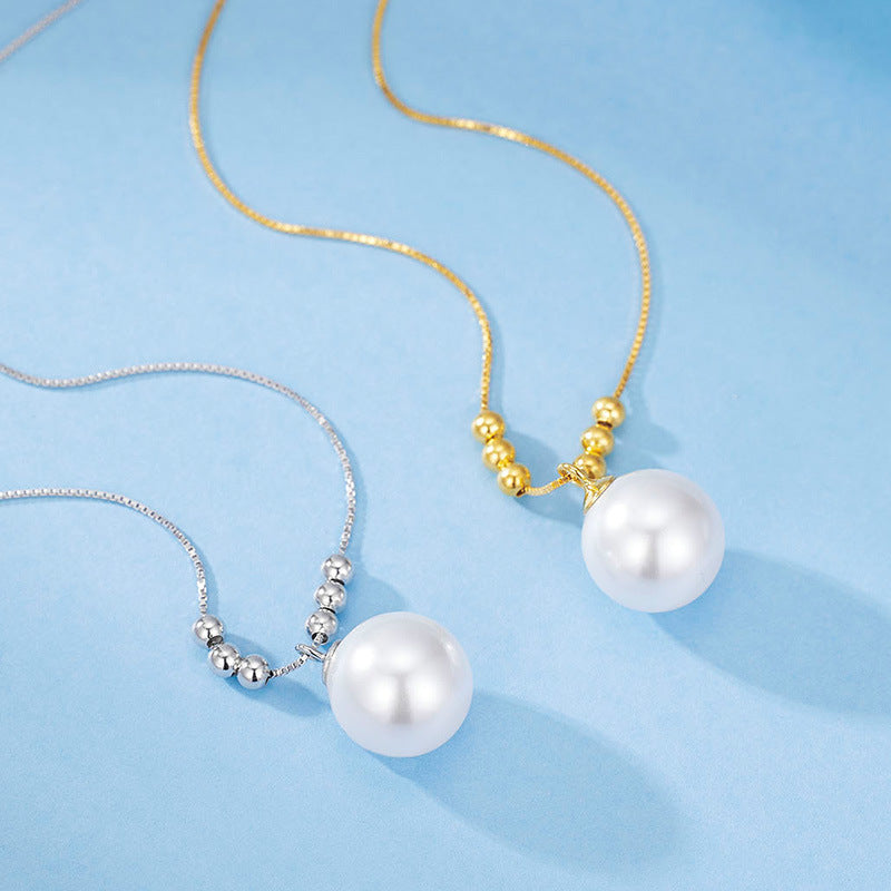 S925 Sterling Silver Australian White Highlight Necklace