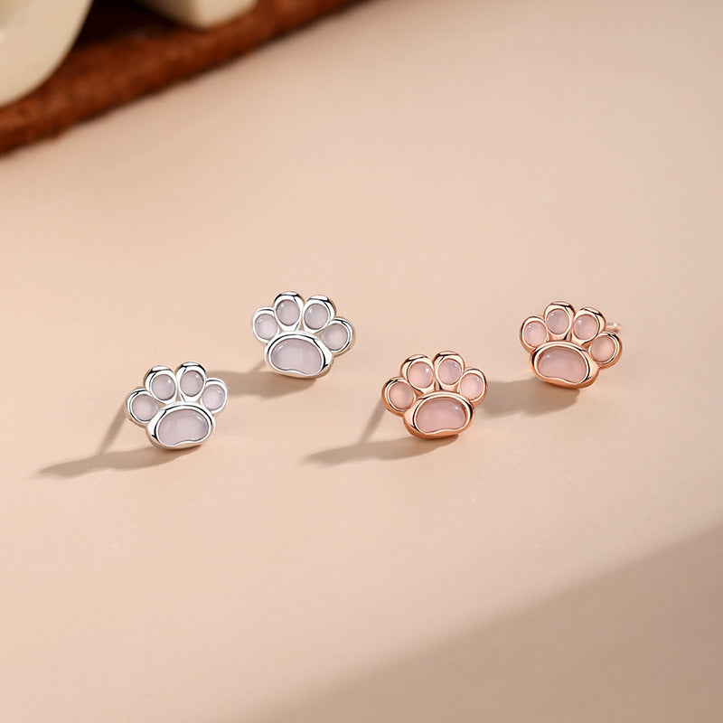 Dapaza Cat Claw Powder Crystal Necklace Female Pendant