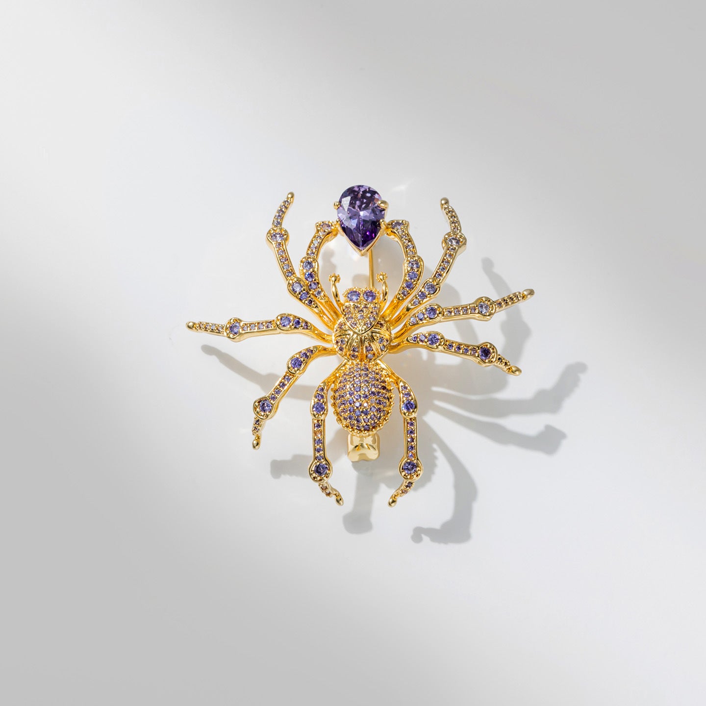 Spider Brooch, Personalized Design Fashion Suit Accessories