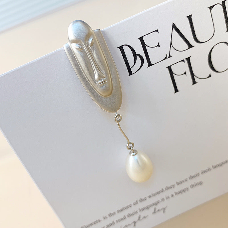 Dapaza 925 Sterling Silver Portrait Brooch