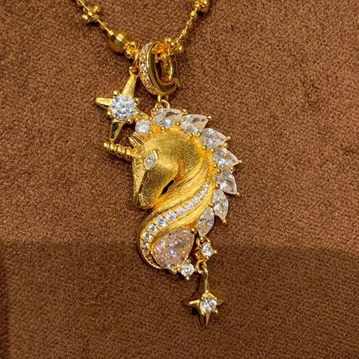 Dapaza  S925 Silver Unicorn Necklace