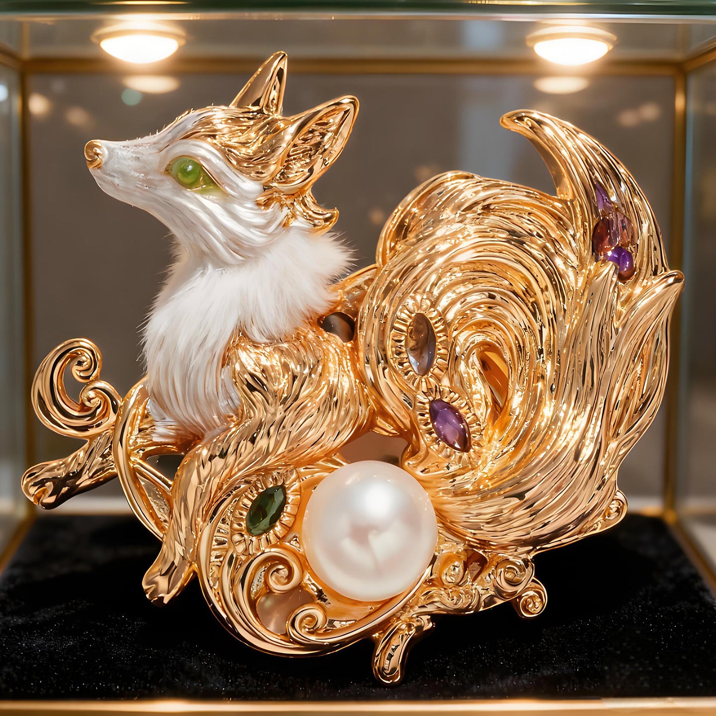 Fox Brooch, Fashionable Personality Fashion Suit Accessories