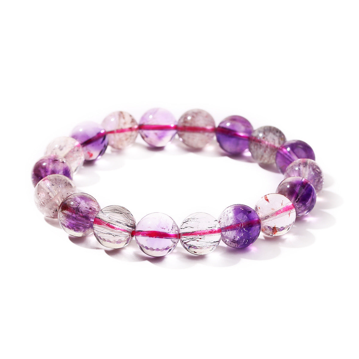 Buddha Life 7A Natural Ice Transparent Crystal Bracelet
