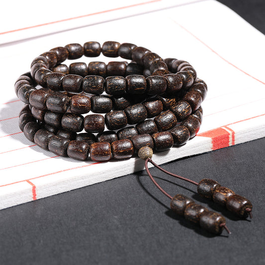 Natural Vietnamese Agarwood Beads Multi-circle Buddha Beads for Men and Women