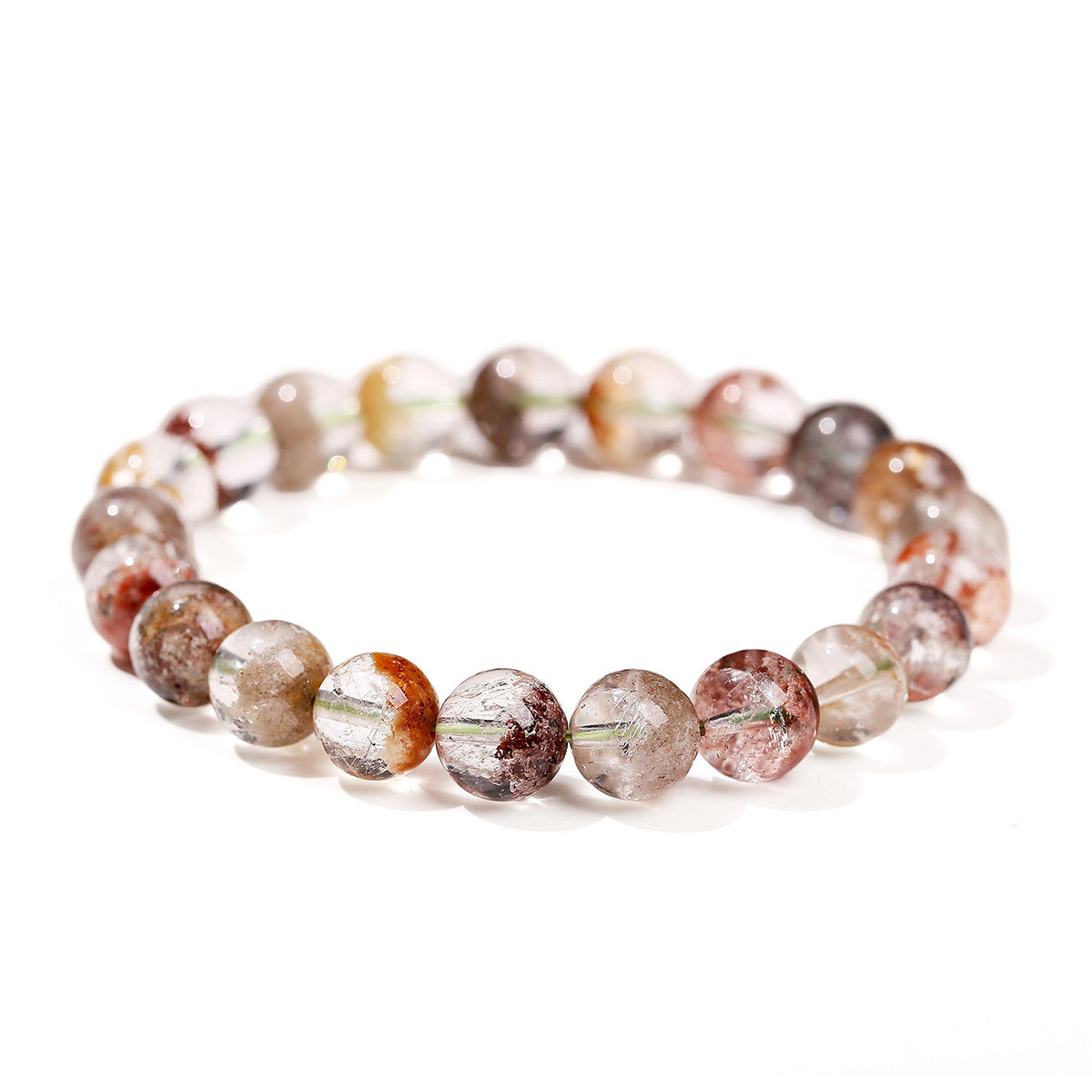 Buddha Life 7A/8A Natural Ice Transparent Ghost Crystal Bracelet