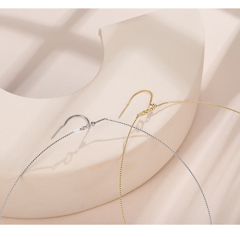 Freshwater Pearl Collar S925 Sterling Silver Baroque Necklace