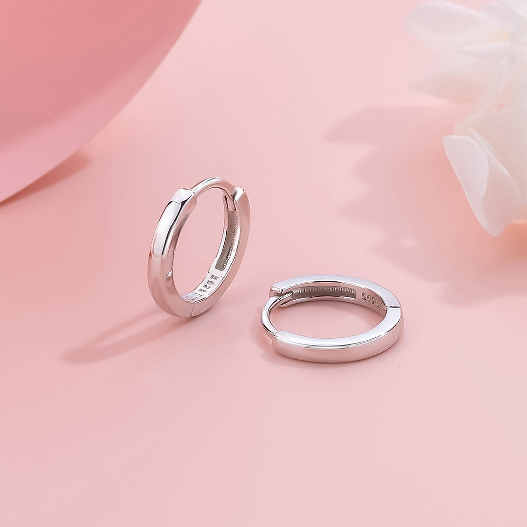 Dapaza Individual Silver  Earrings Men's and Women's Silver Stud Earrings