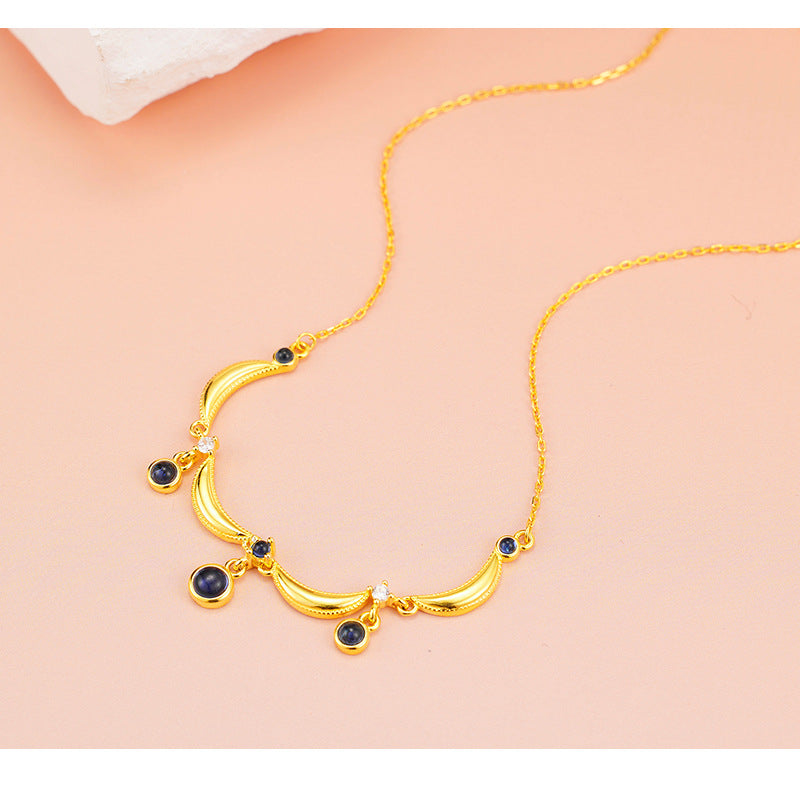 S925 Sterling Silver French Vintage Necklace