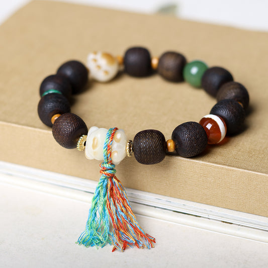Agarwood Beads Bracelet Bodhi Root Cat Claw Accessories