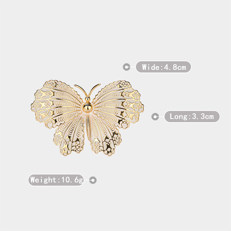 Enamel Butterfly Brooch Corsage, Insect Pin