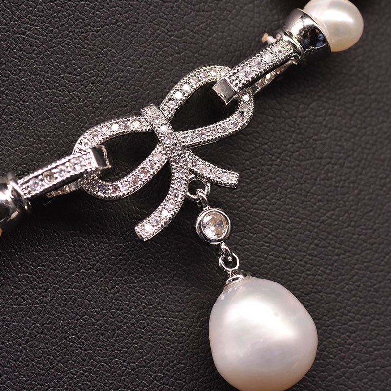 Natural Pearl Necklace Vintage Pearl Jewelry