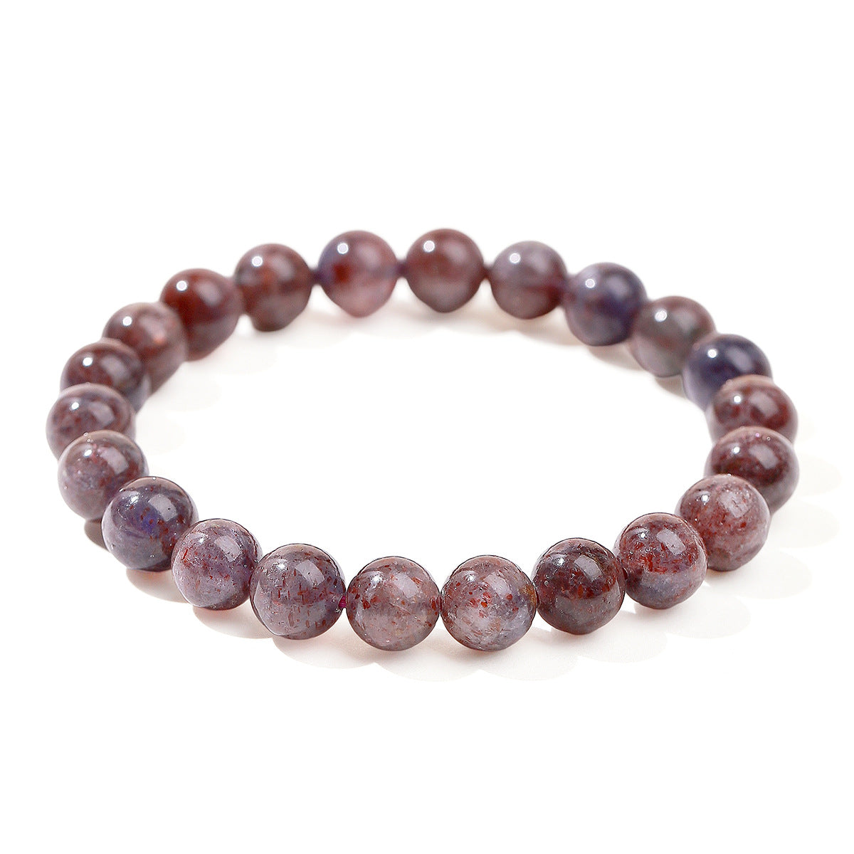 Buddha Life 7A Natural Blood Drop Cordierite Bracelet