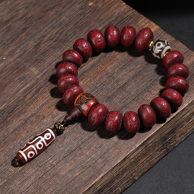 Buddha Life Nepalese Phoenix Eye Bodhi Bracelet Buddha Beads Rosary Beads for Men and Women