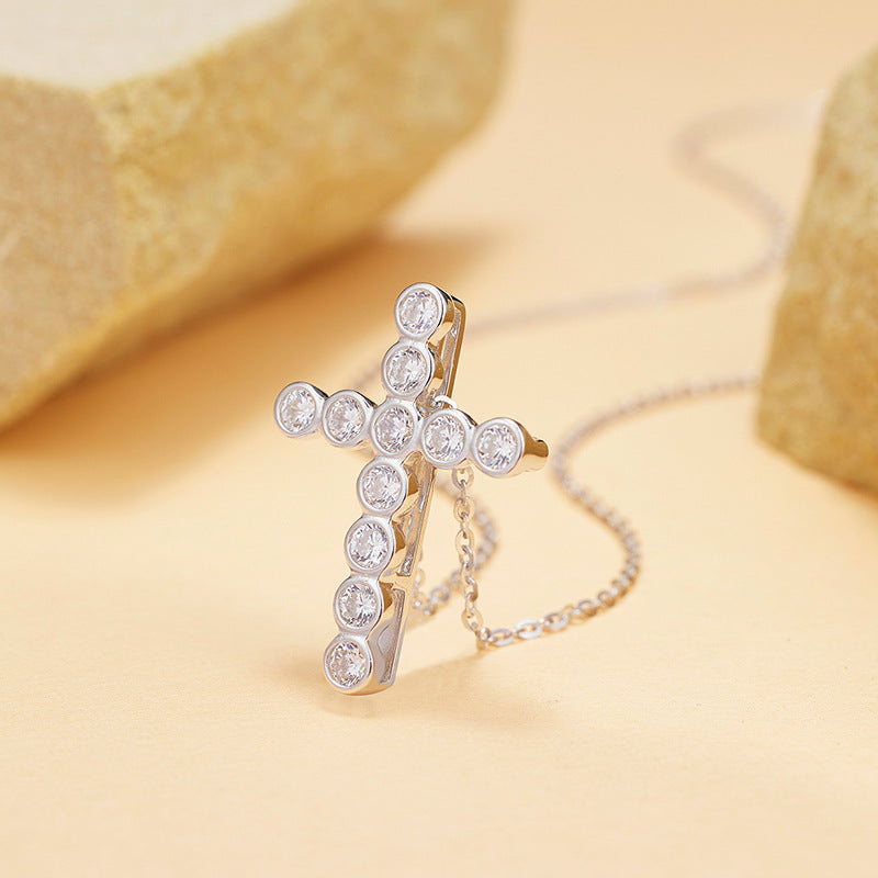 925 Sterling Silver Cross Necklace
