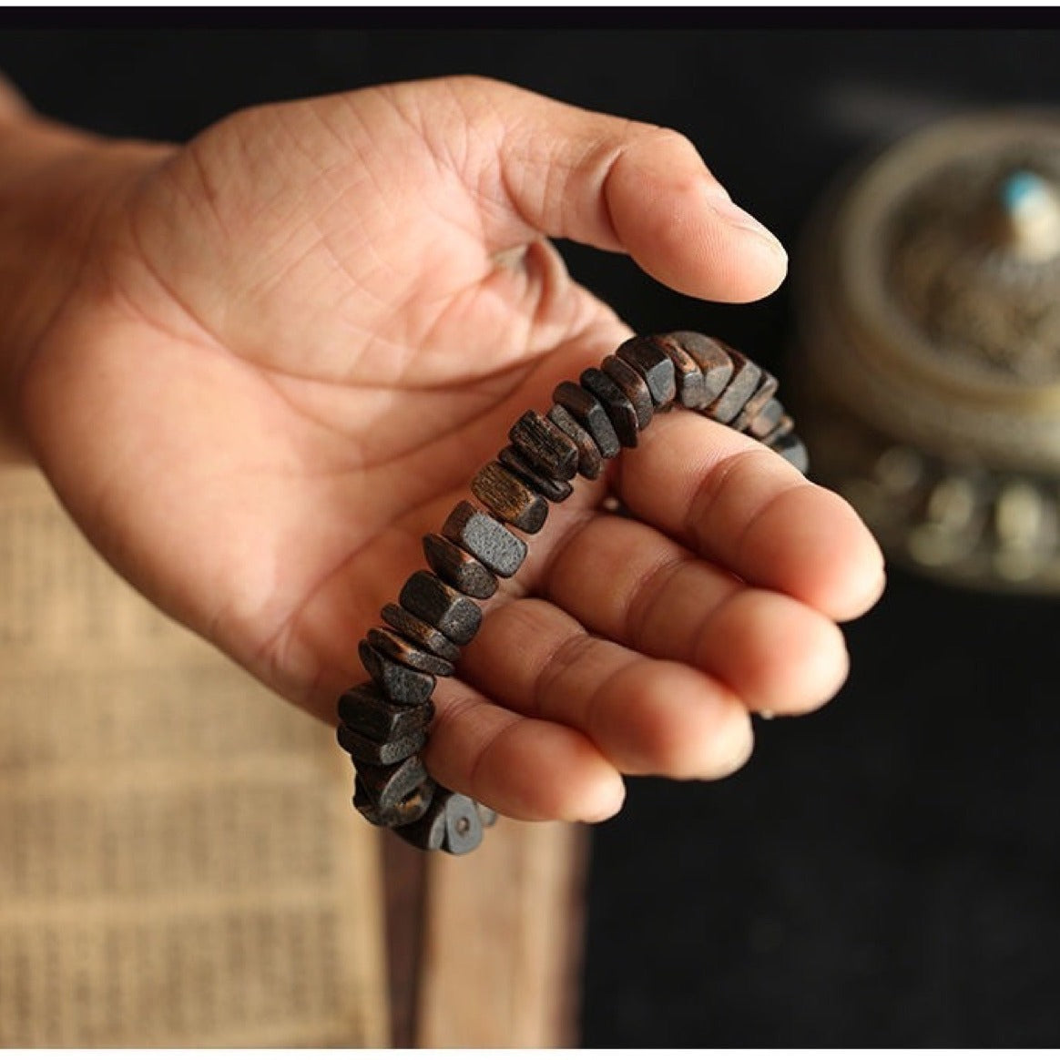 Indonesian Dalagan Agarwood Bracelet Men's