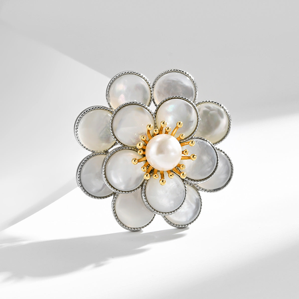 Pearl Flower Brooch Camellia Corsage, Women's Versatile Accessories Birthday Gifts, Christmas Gifts, New Year Gifts