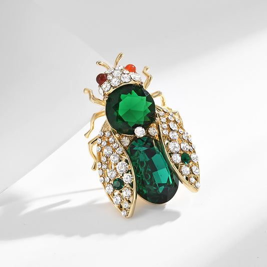 Golden Cicada Brooch Insect Pin Corsage