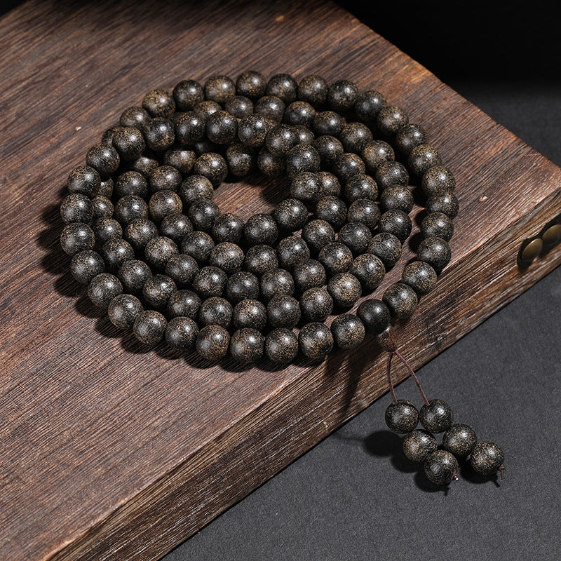 Natural Agarwood Barrel Beads Multi-circle Buddha Beads Men's and Women's Models