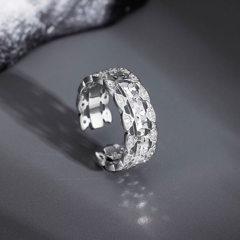 Dapaza 925 Sterling Silver Ring Niche Design