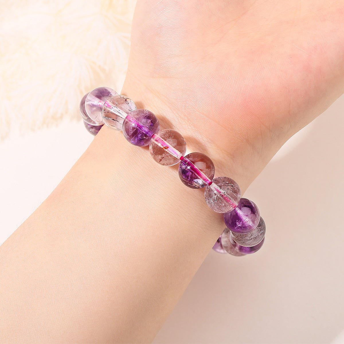 Buddha Life 7A Natural Ice Transparent Crystal Bracelet