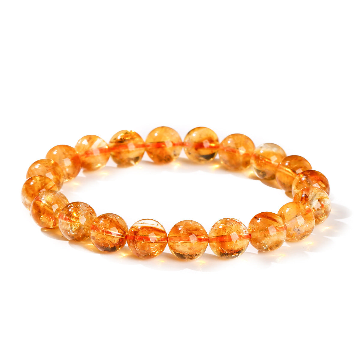 7A-A Natural Yellow Crystal Bracelet