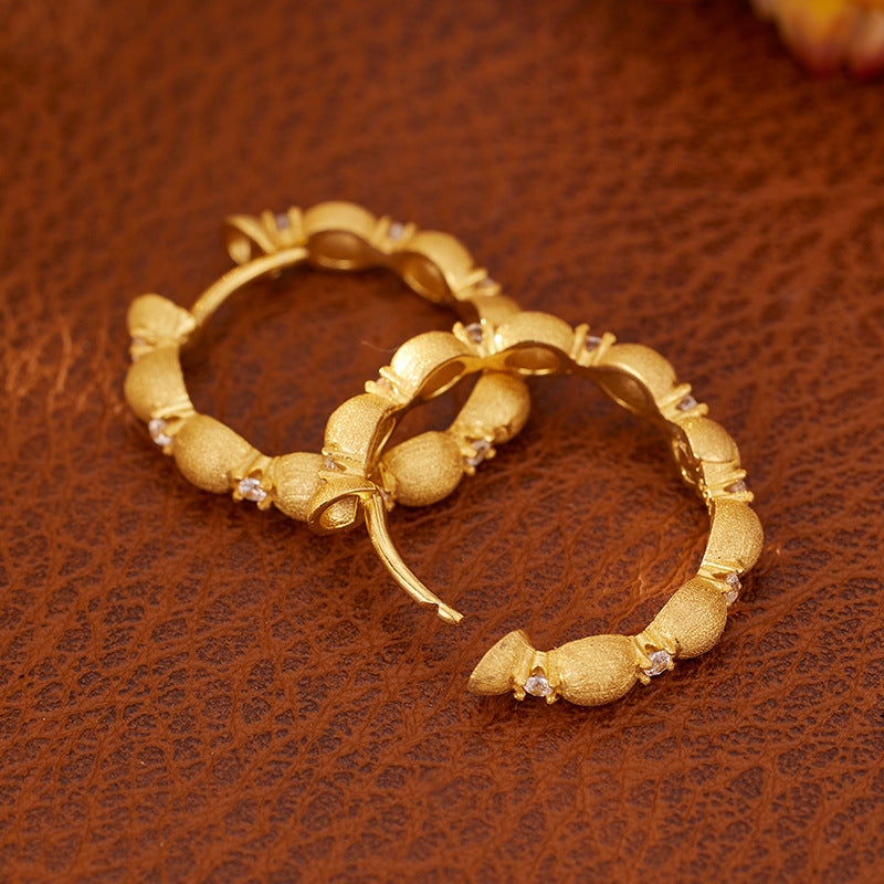 925 Sterling Silver Zircon Earrings Women's  Earrings