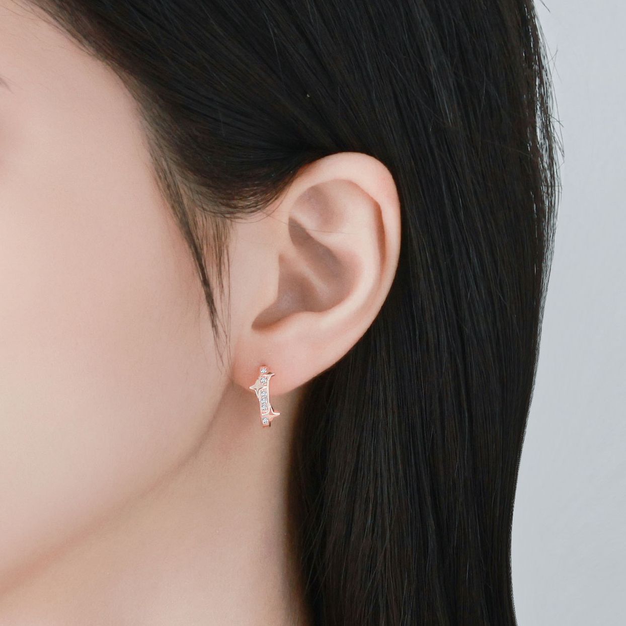 Dapaza Quadruple S925 Silver Earrings