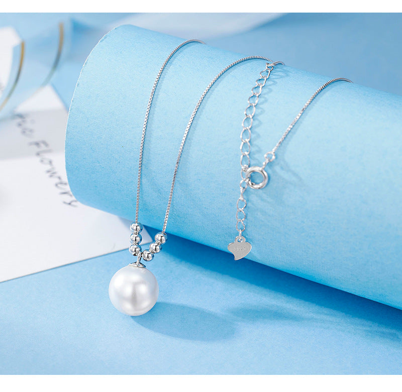 S925 Sterling Silver Australian White Highlight Necklace