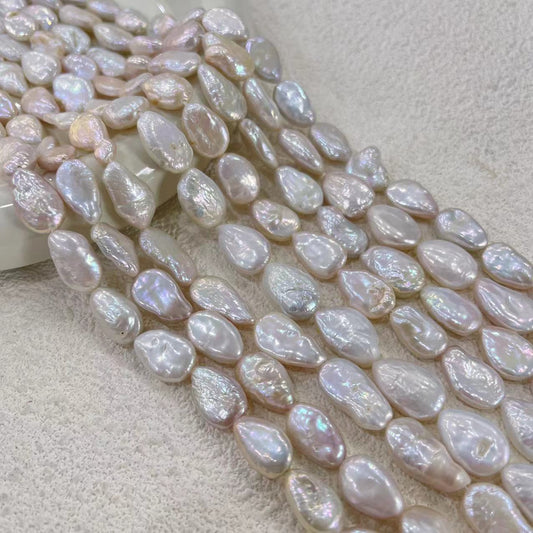9–11mm Natural Freshwater Baroque Pearl Beads
