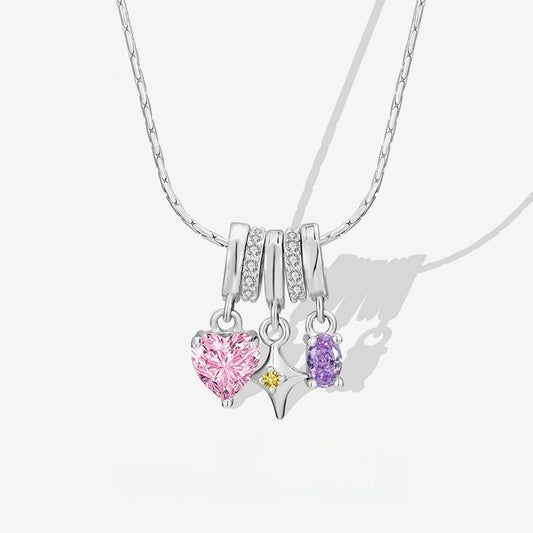 S925 Sterling Silver Dopamine Astral Love Necklace