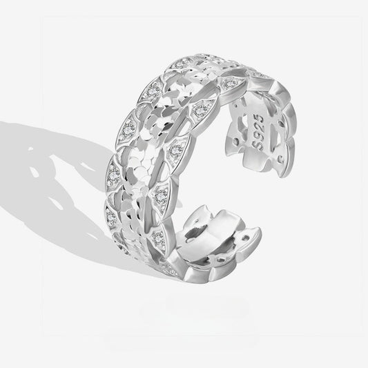 Dapaza 925 Sterling Silver Ring Niche Design