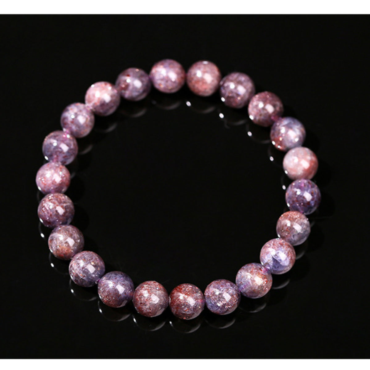 Buddha Life 7A Natural Blood Drop Cordierite Bracelet