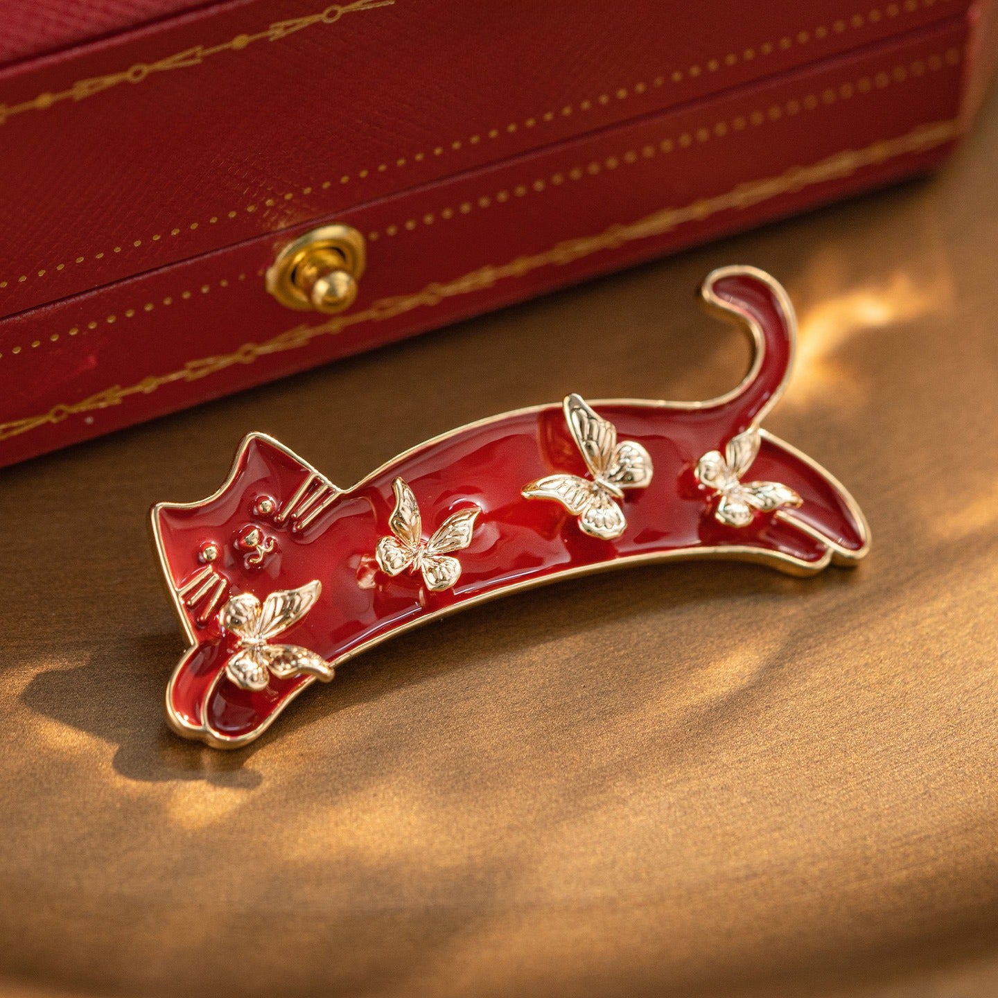 Butterfly Cat Brooch - Women's Luxury Cute 3d Exquisite Pin