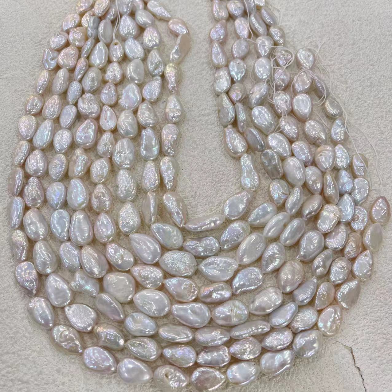 9–11mm Natural Freshwater Baroque Pearl Beads