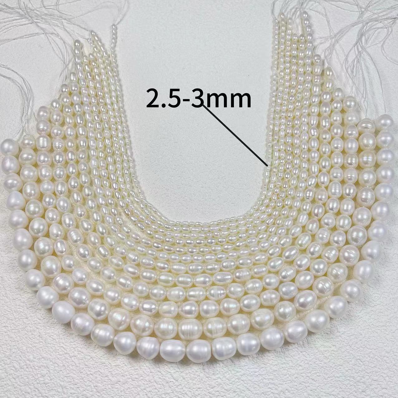 3–11mm Natural Freshwater Pearl Beads – Loose Pearls for DIY Jewelry Making & Craft Supplies