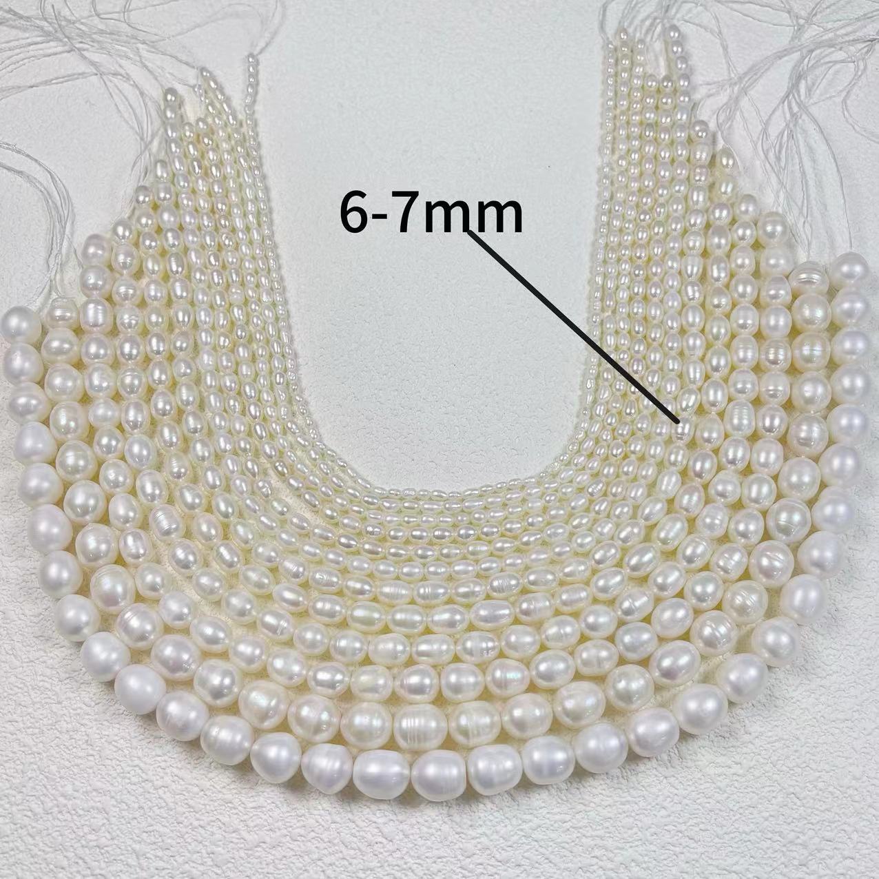 3–11mm Natural Freshwater Pearl Beads – Loose Pearls for DIY Jewelry Making & Craft Supplies